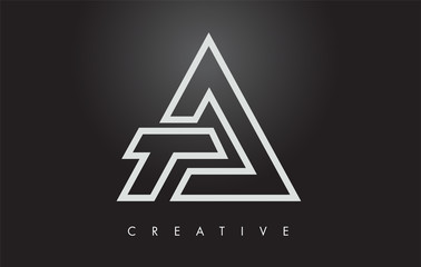 Fototapeta premium A Letter Monogram Design Logo. Letter A Icon Logo with Modern Monogram