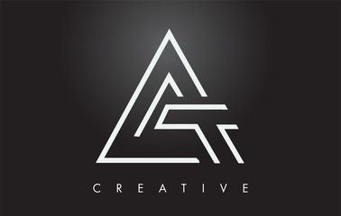 A Letter Monogram Design Logo. Letter A Icon Logo with Modern Monogram