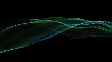 Multicolored Light Wave Background