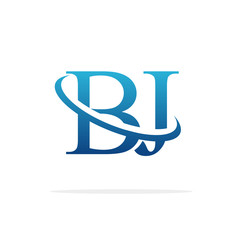 BJ Creative logo design vector art