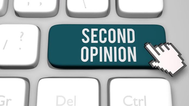 Second opinion keyboard key animation