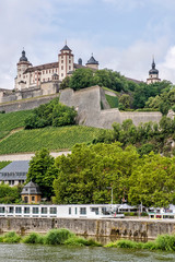 Fototapeta na wymiar Marienberg fortress in Wurzburg, Bavaria, Germany