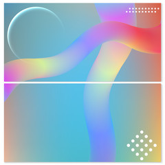 Abstract backgrounds. Creative colored wallpapers