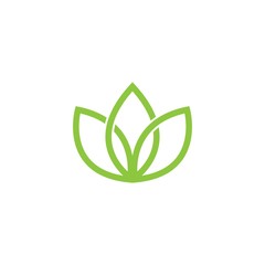 Green leaf logo