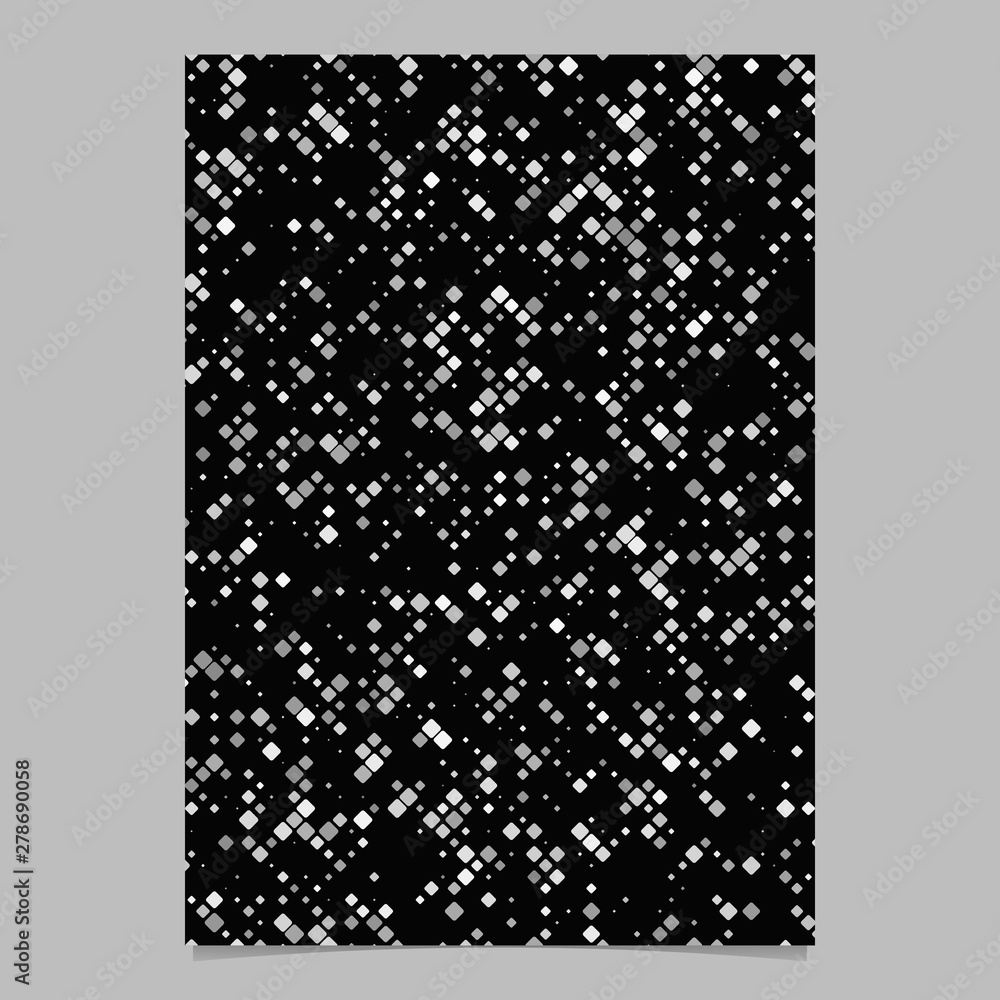 Aufkleber grey geometric diagonal rounded square pattern brochure template background