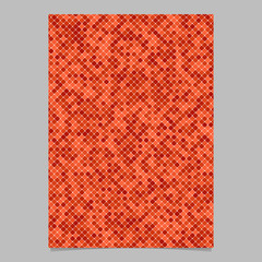 Red abstract geometric rounded square pattern background brochure template - vector graphic