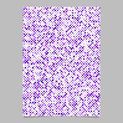 Purple abstract diagonal rounded square pattern brochure template