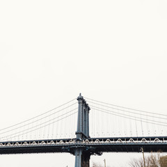 Part of bridge in New York