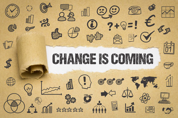 Change is coming