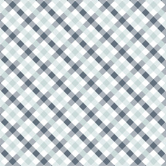 Light Blue Gingham pattern. Texture from squares for - plaid, tablecloths, clothes, shirts, dresses, paper, bedding, blankets, quilts and other textile products. Vector illustration EPS 10