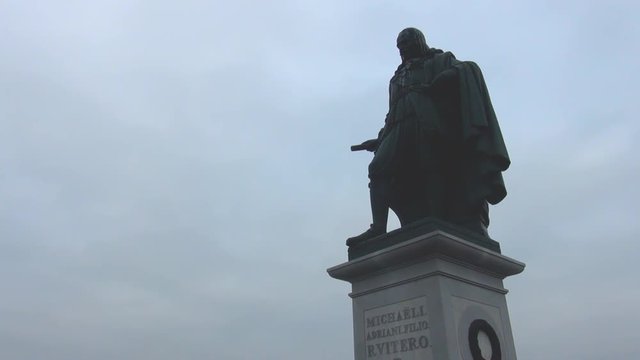 Michiel de Ruyter Statue in Vlissingen the Netherlands