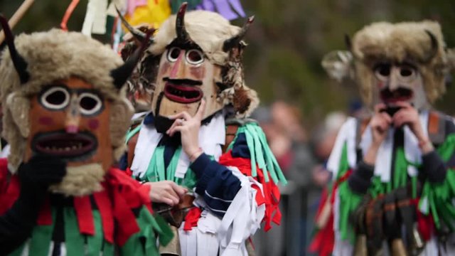 Odd masks of bulgarian kukers