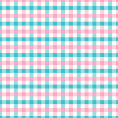 Green and Violet Gingham pattern. Texture from squares for - plaid, tablecloths, clothes, shirts, dresses, paper, bedding, blankets, quilts and other textile products. Vector illustration EPS 10