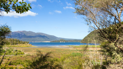 Fototapeta na wymiar Lake Rotomakariri New Zealand