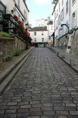 Fototapeta na wymiar Paris - Montmartre - Rue des Saules