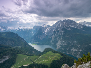 Unwetter Wolken &uuml;ber dem K&ouml;nigssee