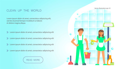 Keep your home clean web design