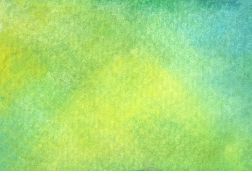 Green abstract watercolor texture background.