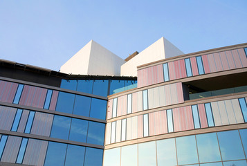 Leipzig, Germany modern bulding detail materials and forms