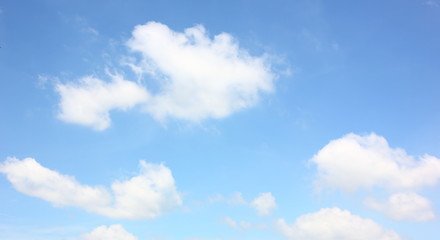 the blue sky abstract white cloud background