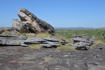 Ubirr rock art site in Kakadu National Park Northern Territory of Australia