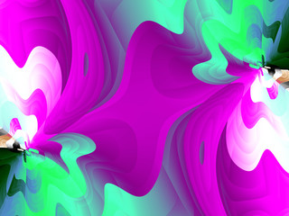Beautiful abstract background for art projects, cards, business, posters. 3D illustration, computer-generated fractal