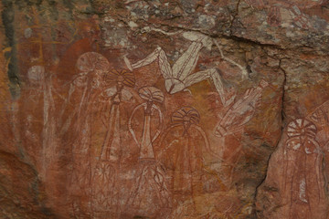 Obraz na płótnie Canvas Burrungkuy Nourlangie rock art site in Kakadu National Park Northern Territory of Australia-3.JPG