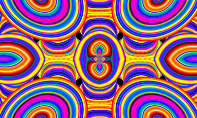 Beautiful abstract background for art projects, cards, business, posters. 3D illustration, computer-generated fractal