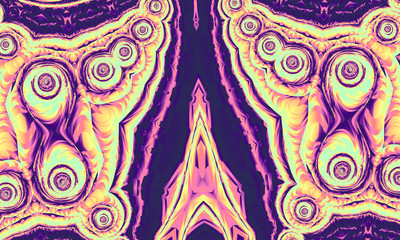 Beautiful abstract background for art projects, cards, business, posters. 3D illustration, computer-generated fractal