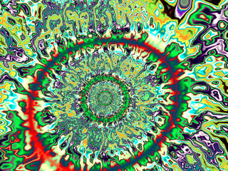 Beautiful abstract background for art projects, cards, business, posters. 3D illustration, computer-generated fractal