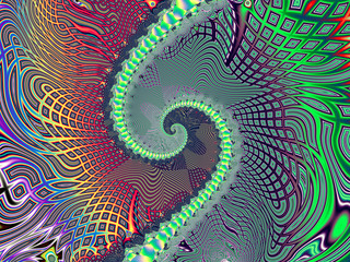 Beautiful abstract background for art projects, cards, business, posters. 3D illustration, computer-generated fractal