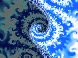 Beautiful abstract background for art projects, cards, business, posters. 3D illustration, computer-generated fractal