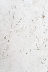 old desk remembered with white paint