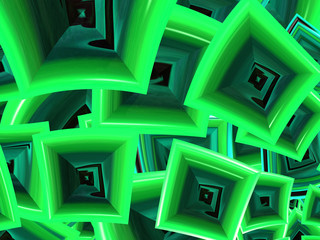 Beautiful abstract background for art projects, cards, business, posters. 3D illustration, computer-generated fractal