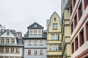 Fototapeta premium Frankfurt, Germany - June 12, 2019: Old Town of Frankfurt am Main, Germany.