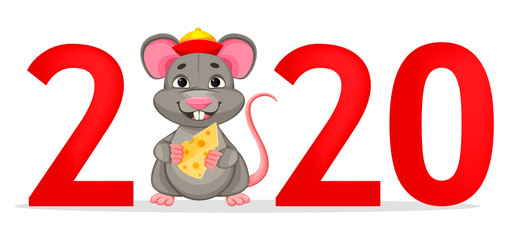 Happy New Year greeting card