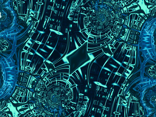 Beautiful abstract background for art projects, cards, business, posters. 3D illustration, computer-generated fractal