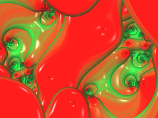 Beautiful abstract background for art projects, cards, business, posters. 3D illustration, computer-generated fractal