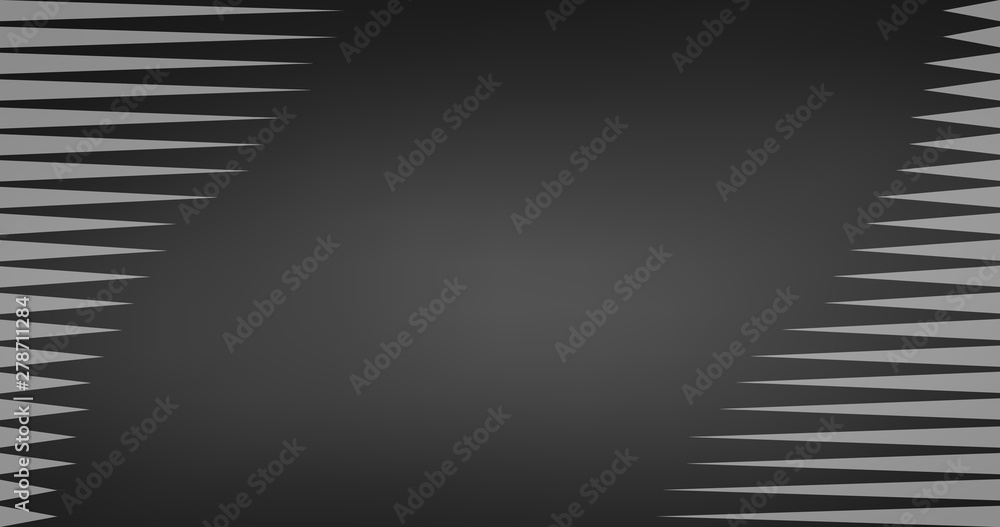 Aufkleber 4k black and white triangle geometric pattern abstract background vector stripe line, vector illustr