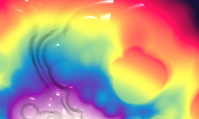 Beautiful abstract background for art projects, cards, business, posters. 3D illustration, computer-generated fractal