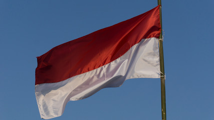 Indonesian flag, texture and bacckground