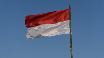 Indonesian flag, texture and bacckground