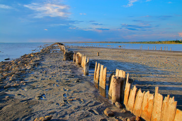 Fantastic landscape estuary near Odessa.