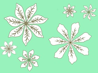 seamless floral pattern with flowers