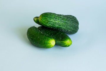 cucumber ugly vegetables isolated