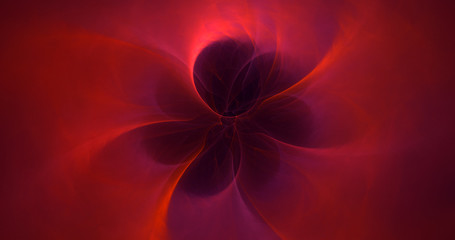 3D rendering abstract fractal light background