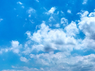 Blue sky with cloud background