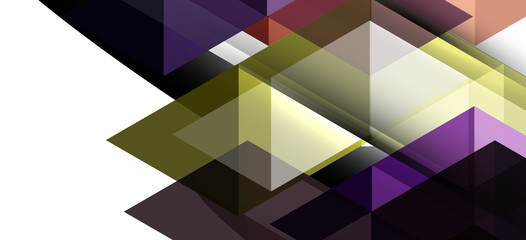 Colorful repeating triangles modern geometric in contemporary style on white background. Abstract geometric shape. Modern stylish texture