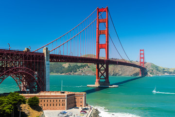 Golden Gate bridge in SanFrancisco