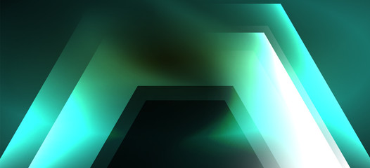 Vintage holographic shiny neon color light, great design for any purposes. Abstract magic motion background. Vintage cinema concept. Technology background.